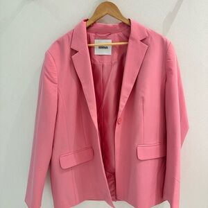 Minimum Blush Pink Women's Suit Jacket